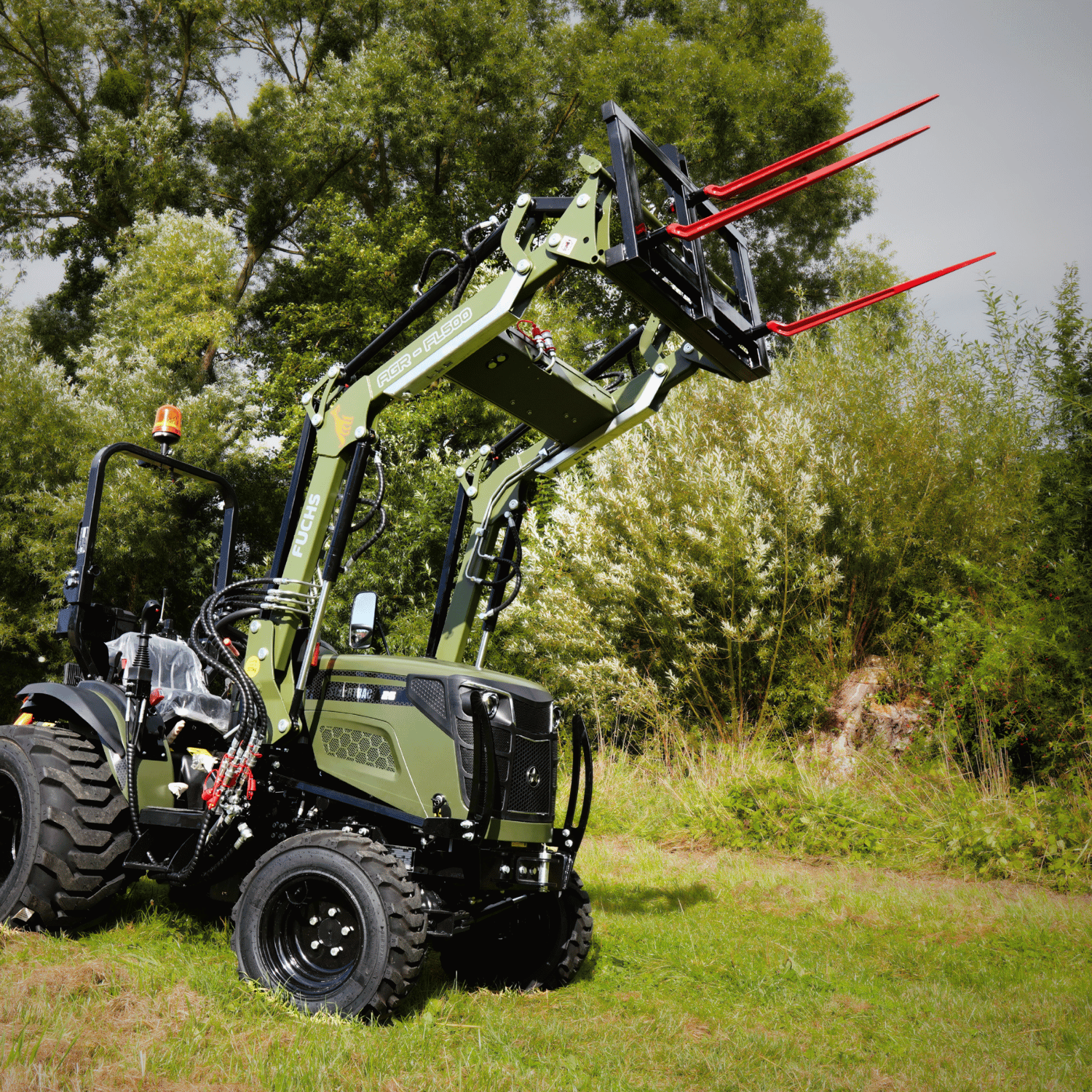 Fuchs Ballenspieß passend für Fuchs Frontlader + Kat 1