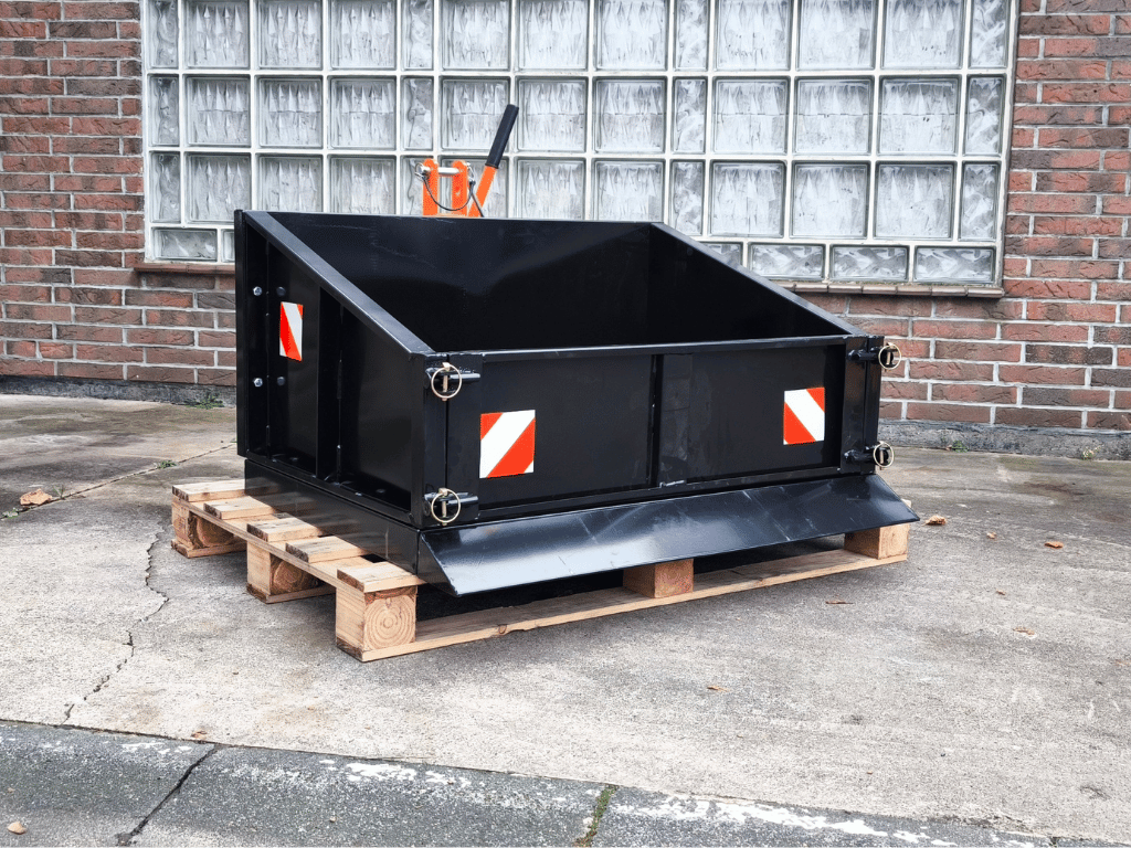 🔥 Sonderangebot – Heckcontainer Schwarz-Orange (1 m)