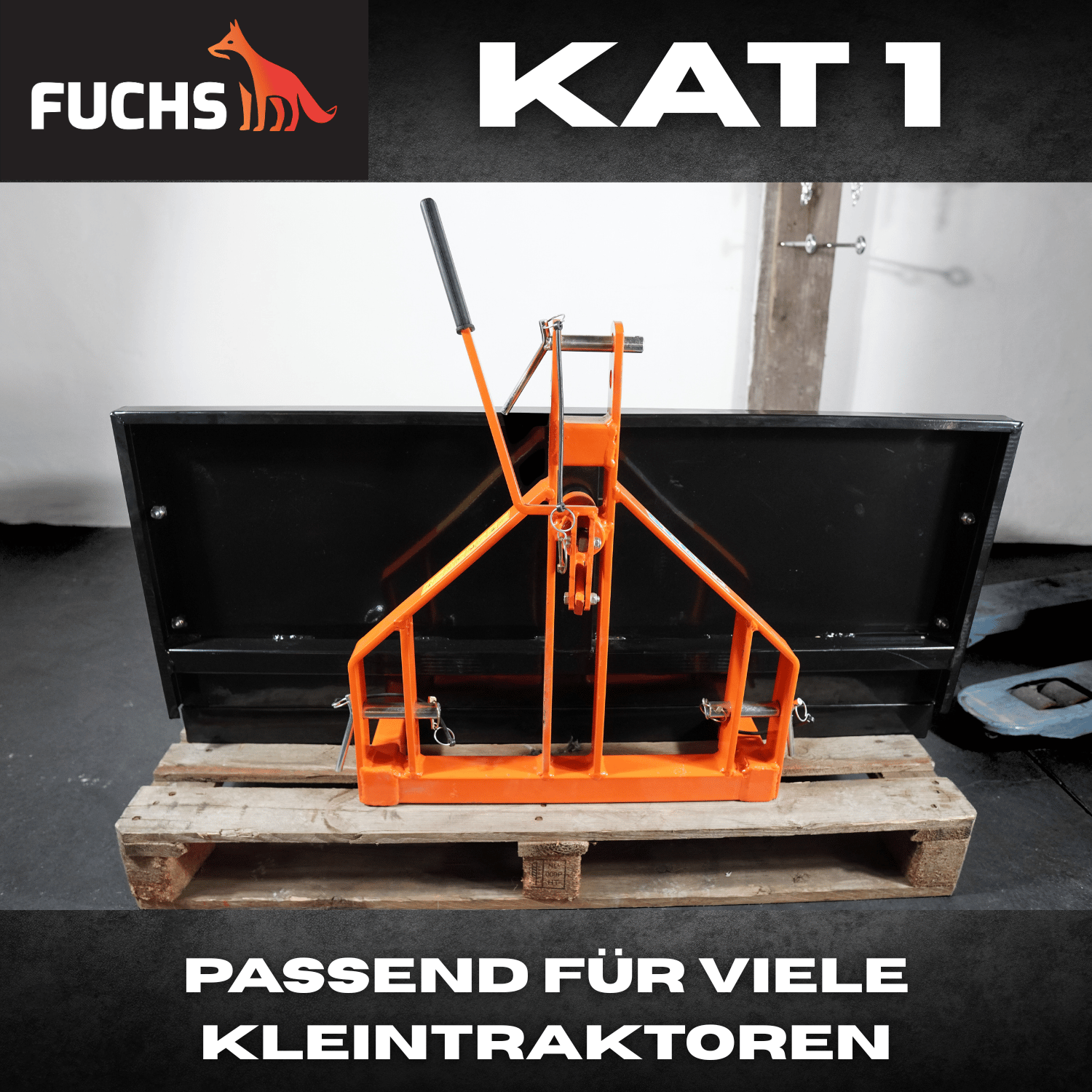 Fuchs Heckcontainer Kat 1 robust, praktisch