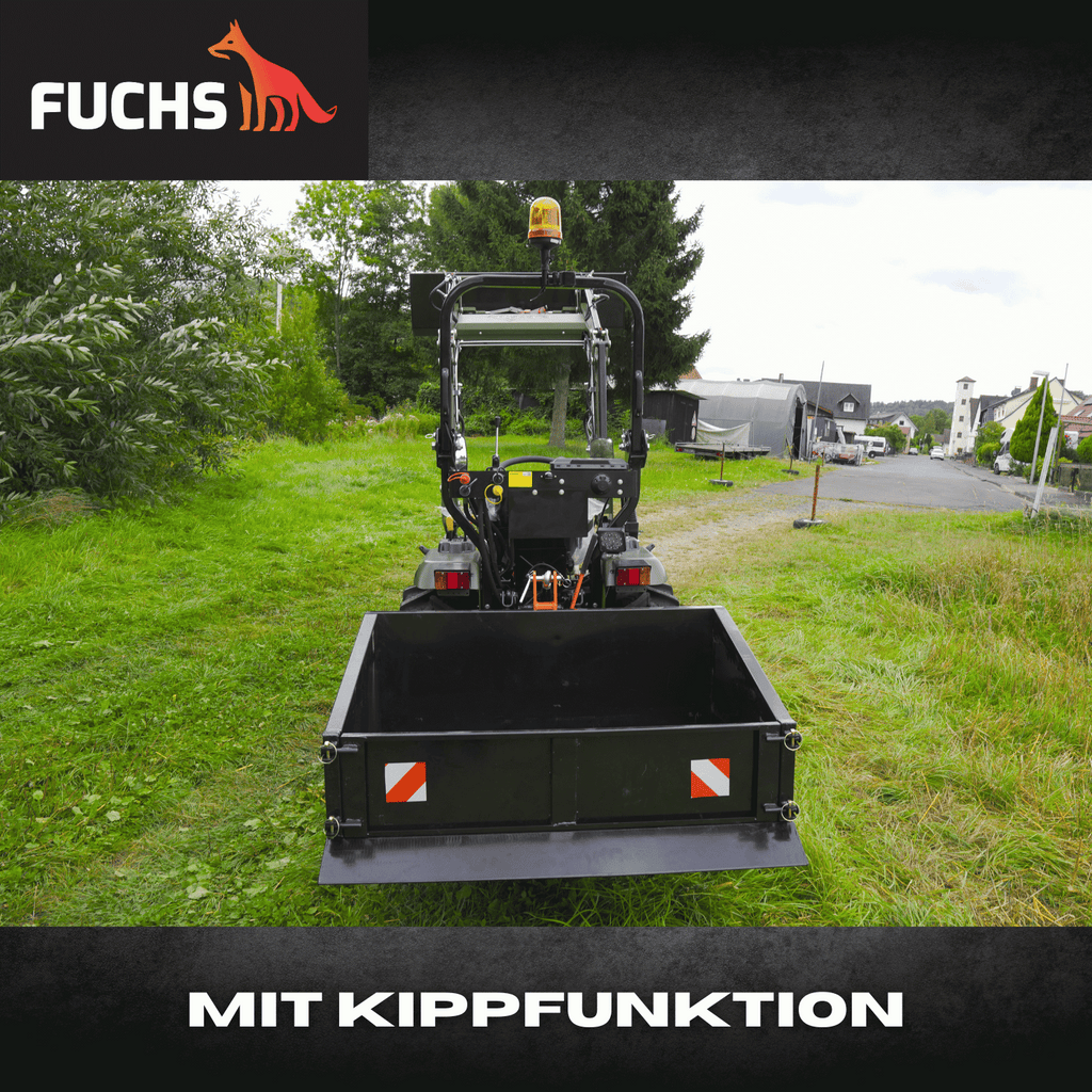 Fuchs Heckcontainer Kat 1 robust, praktisch