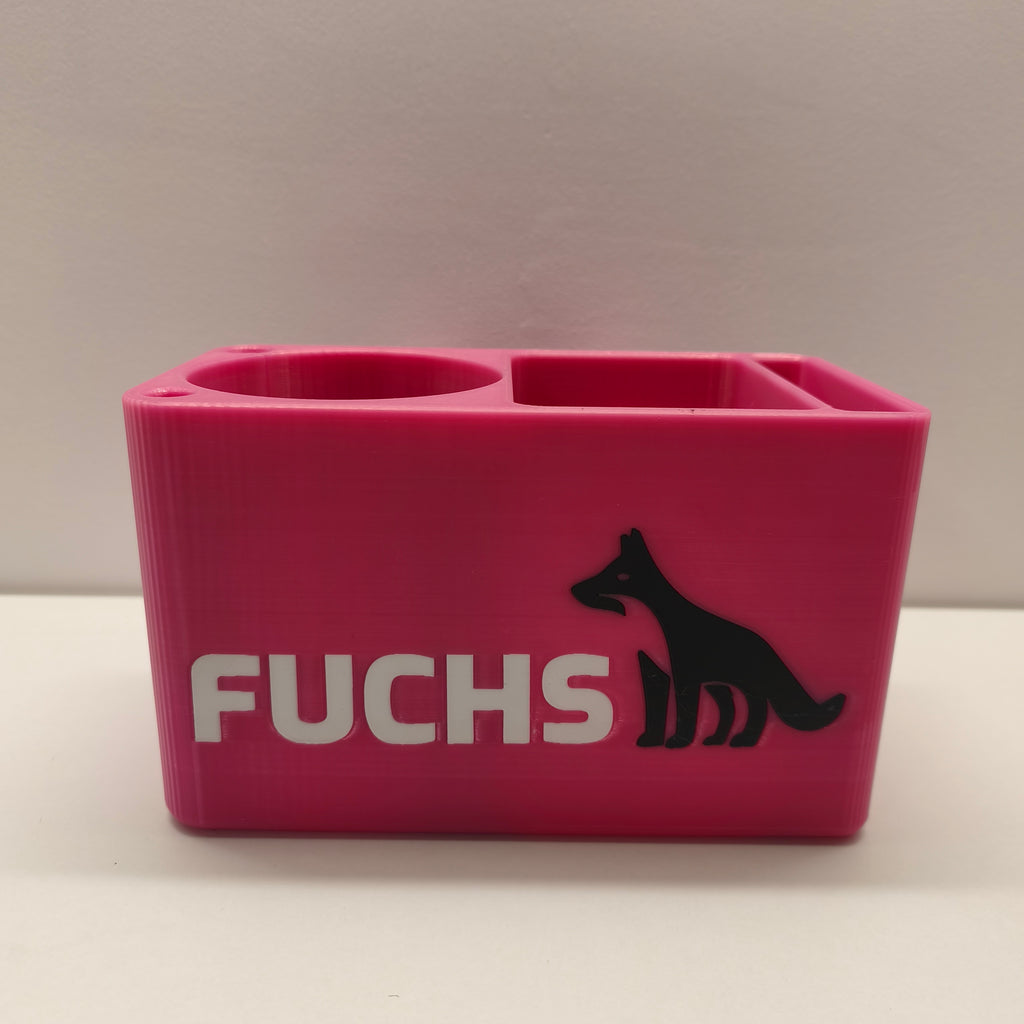 Universal-Getränkehalter mit Handyhalter und Staufach Startrac Fuchs