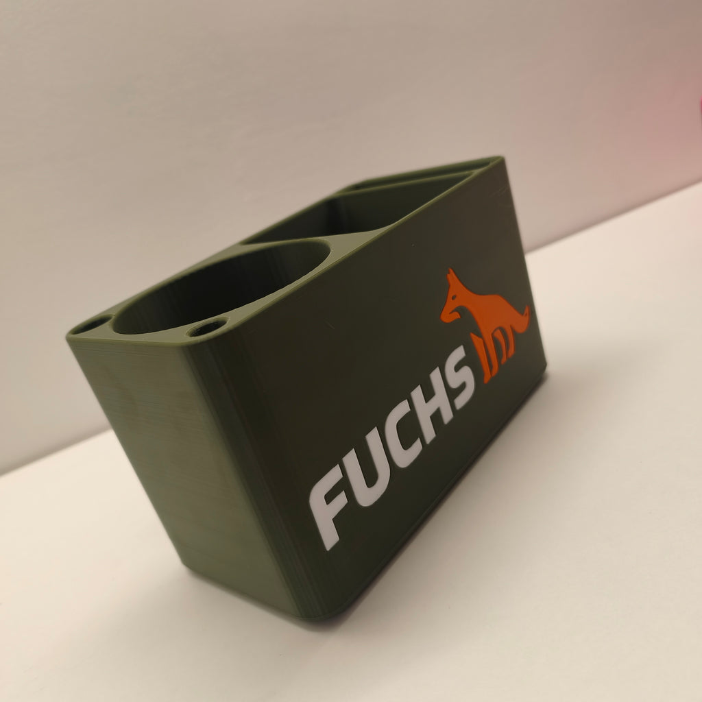 Universal-Getränkehalter mit Handyhalter und Staufach Startrac Fuchs
