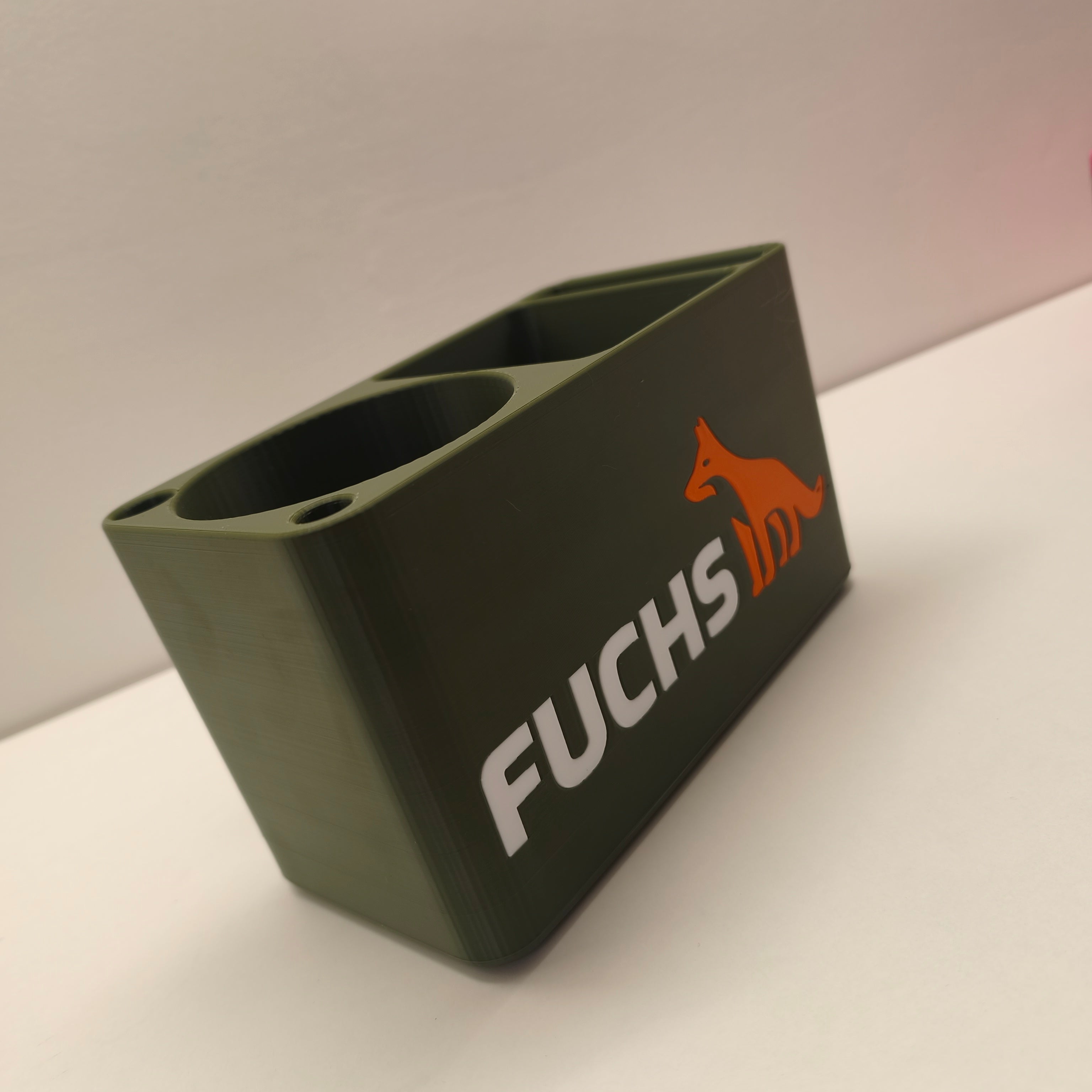 Universal-Getränkehalter mit Handyhalter und Staufach Startrac Fuchs
