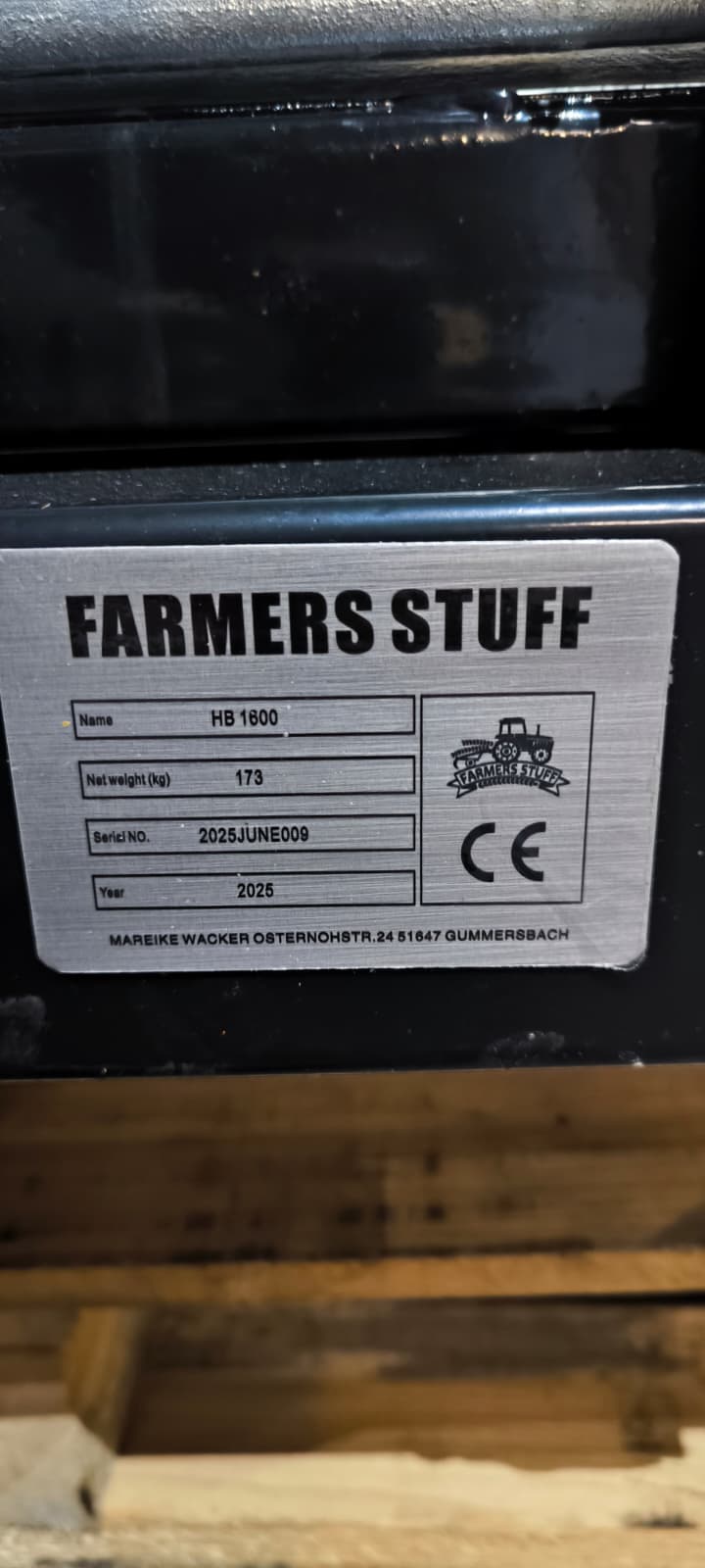 Heckcontainer 1,6 m verzinkt | BO Landmaschinen